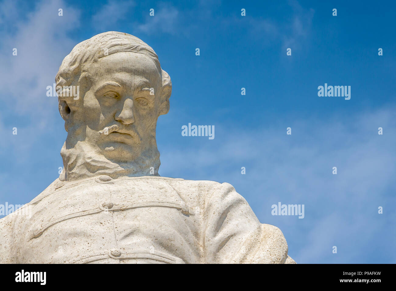 BUDAPEST, UNGHERIA - Luglio 23, 2015: Close-up di un monumento dedica Foto Stock