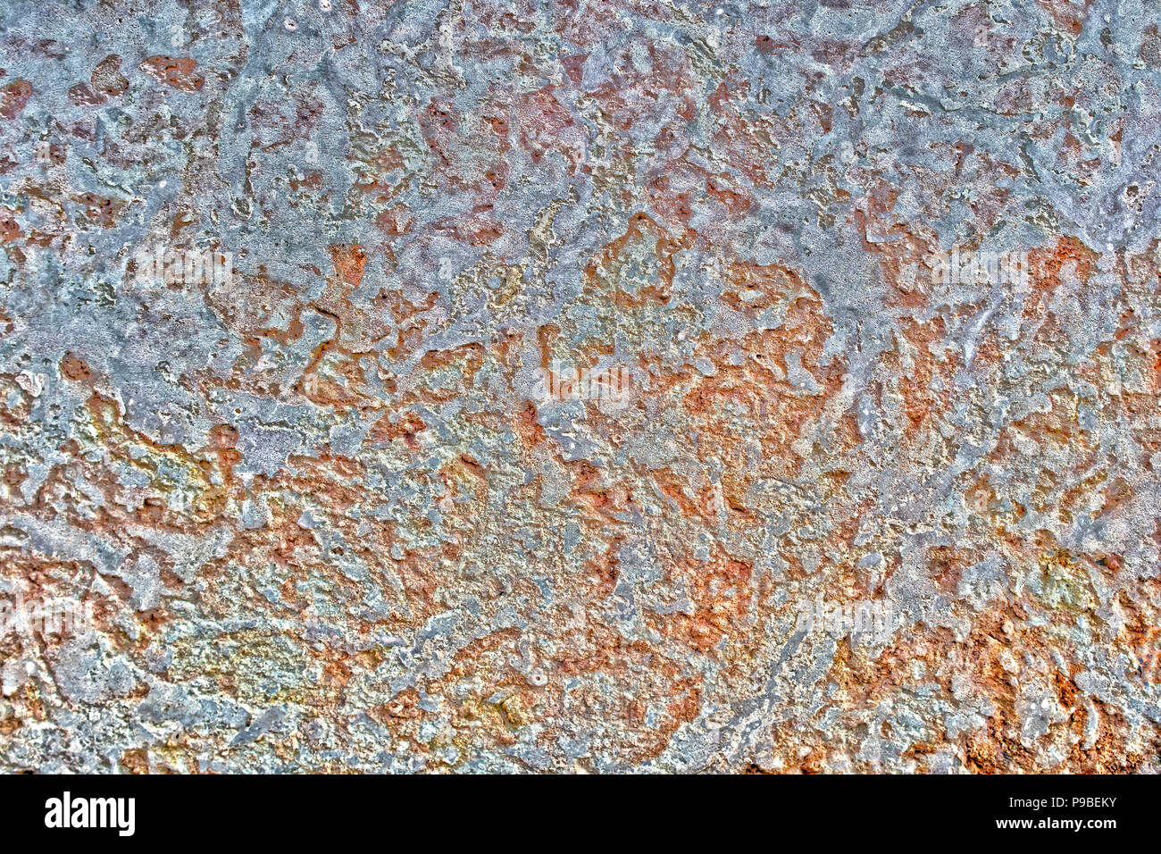 HDR multicolore tonificante intonaco in marmo texture con diversi punti e le vene, può essere utilizzato come sfondo Foto Stock