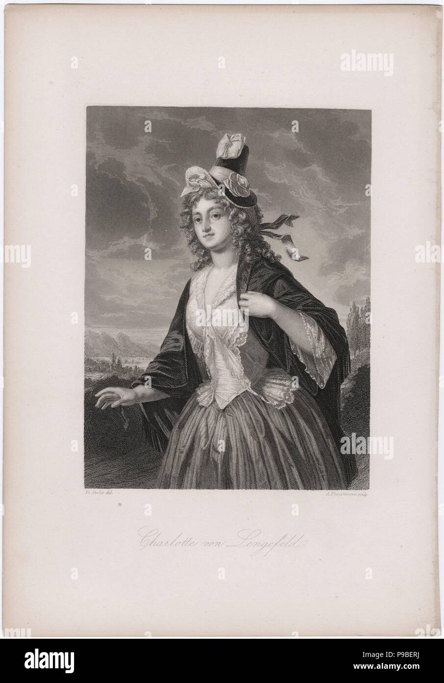 Charlotte von Lengefeld. Museo: Collezione privata. Foto Stock