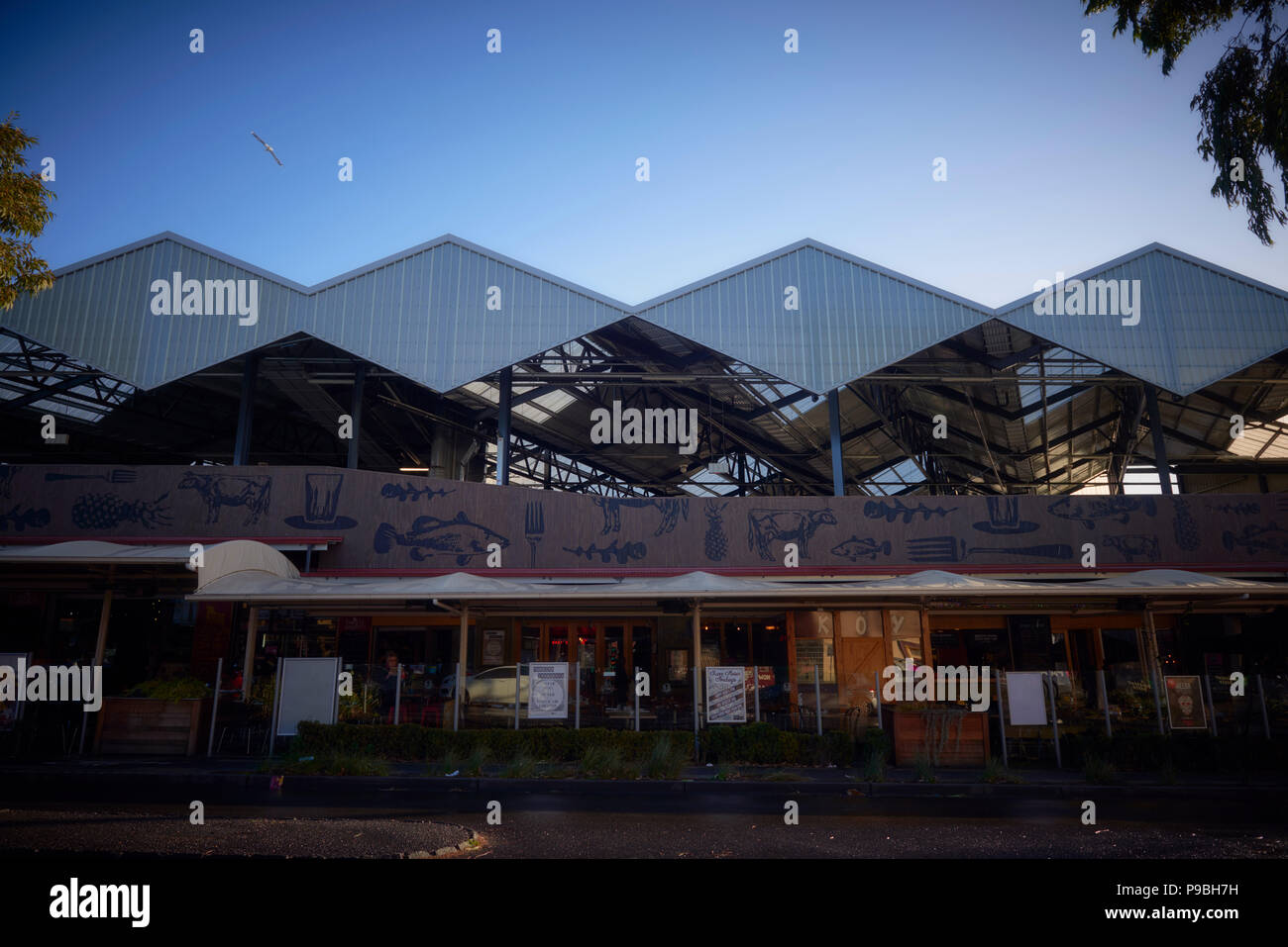 South Melbourne Market Foto Stock
