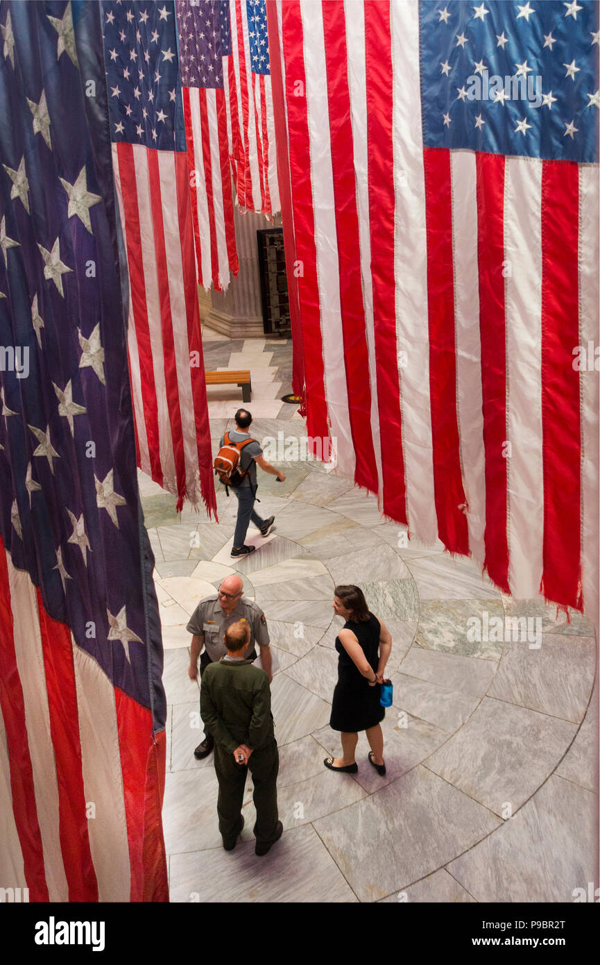 Federal Hall edificio in Lower Manhattan New York City Foto Stock