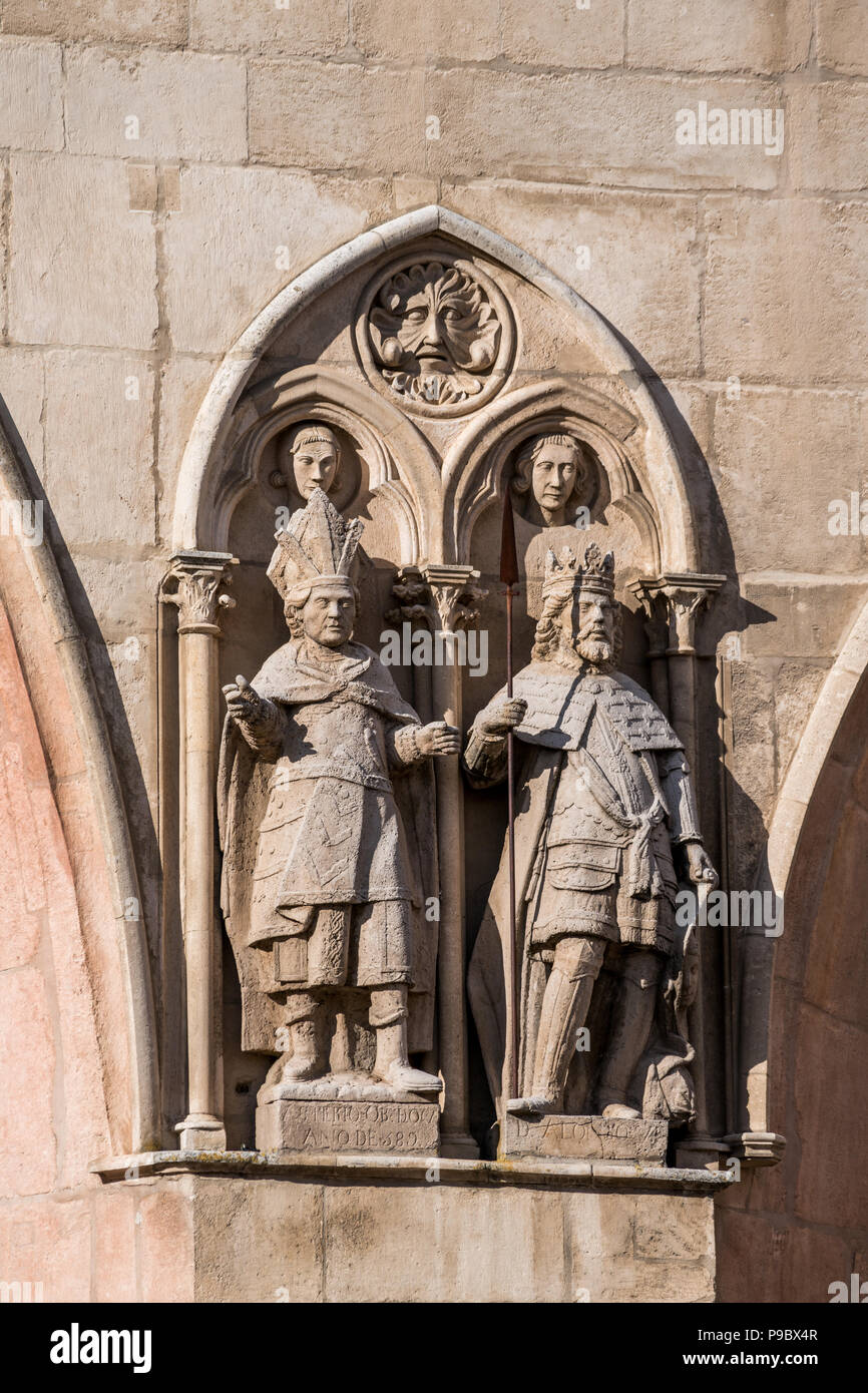 Catedral de Santa María di Burgos, Castiglia e Leon, Spagna Foto Stock