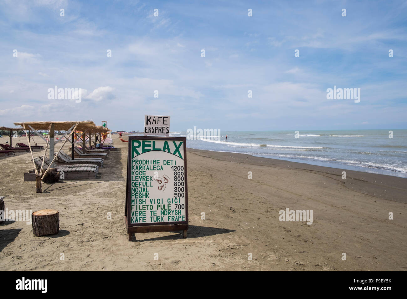 Albania Divjake Spiaggia Foto Immagine Stock 212319119