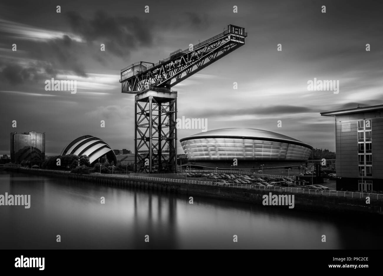 Iconico Skyline di Glasgow Foto Stock