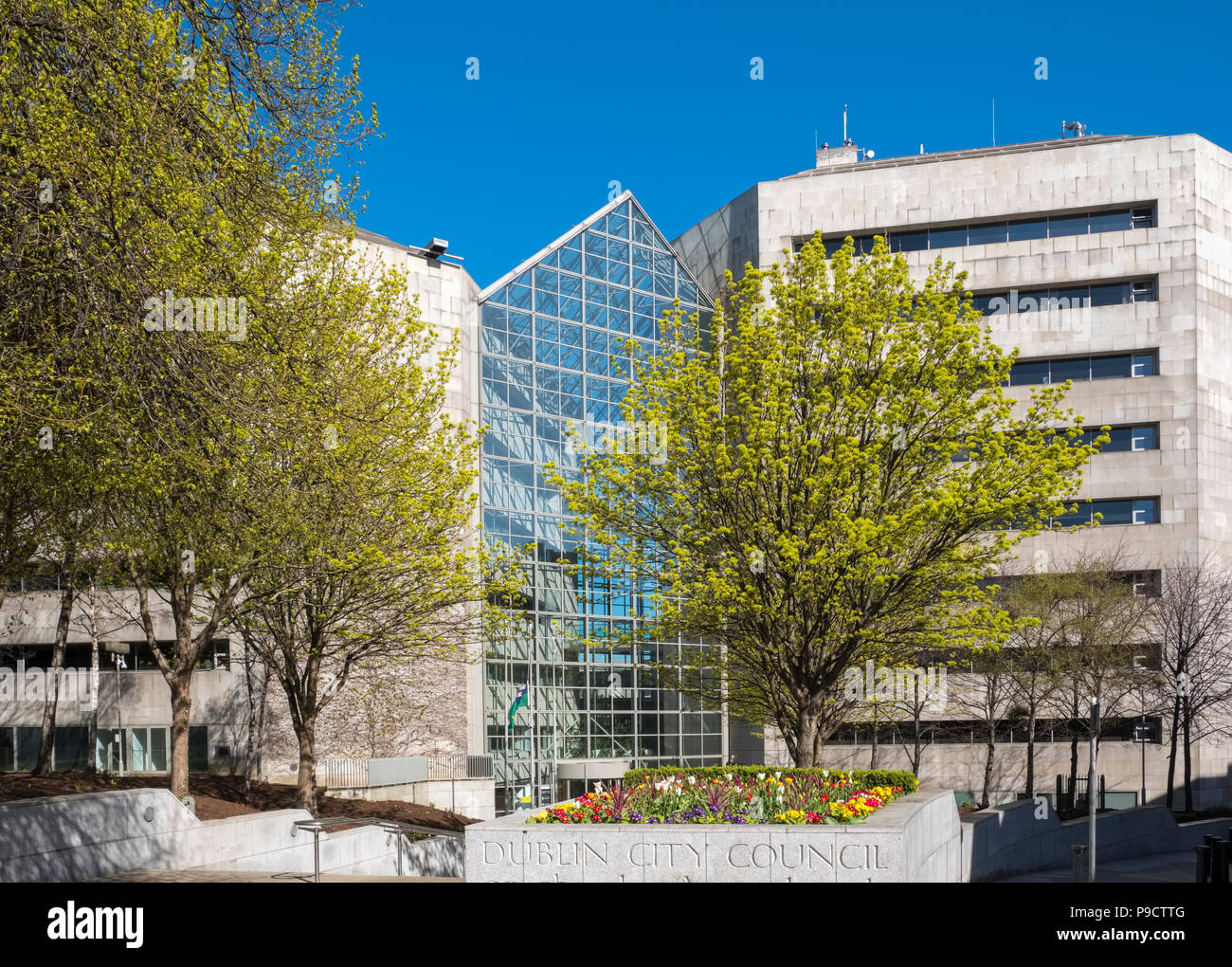 La città di Dublino gli uffici del Consiglio di Dublino, Irlanda, Europa Foto Stock