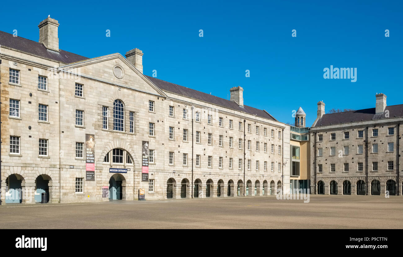 Collins Barracks, Dublino, Irlanda, Europa, parte del Museo Nazionale di Irlanda Foto Stock
