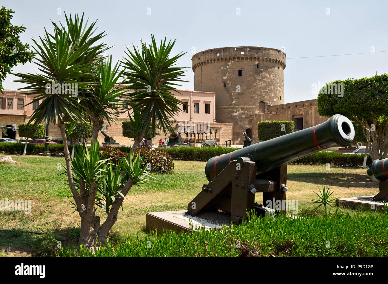 Torre di avvistamento di Saladino Cittadella del Cairo in Egitto Foto Stock