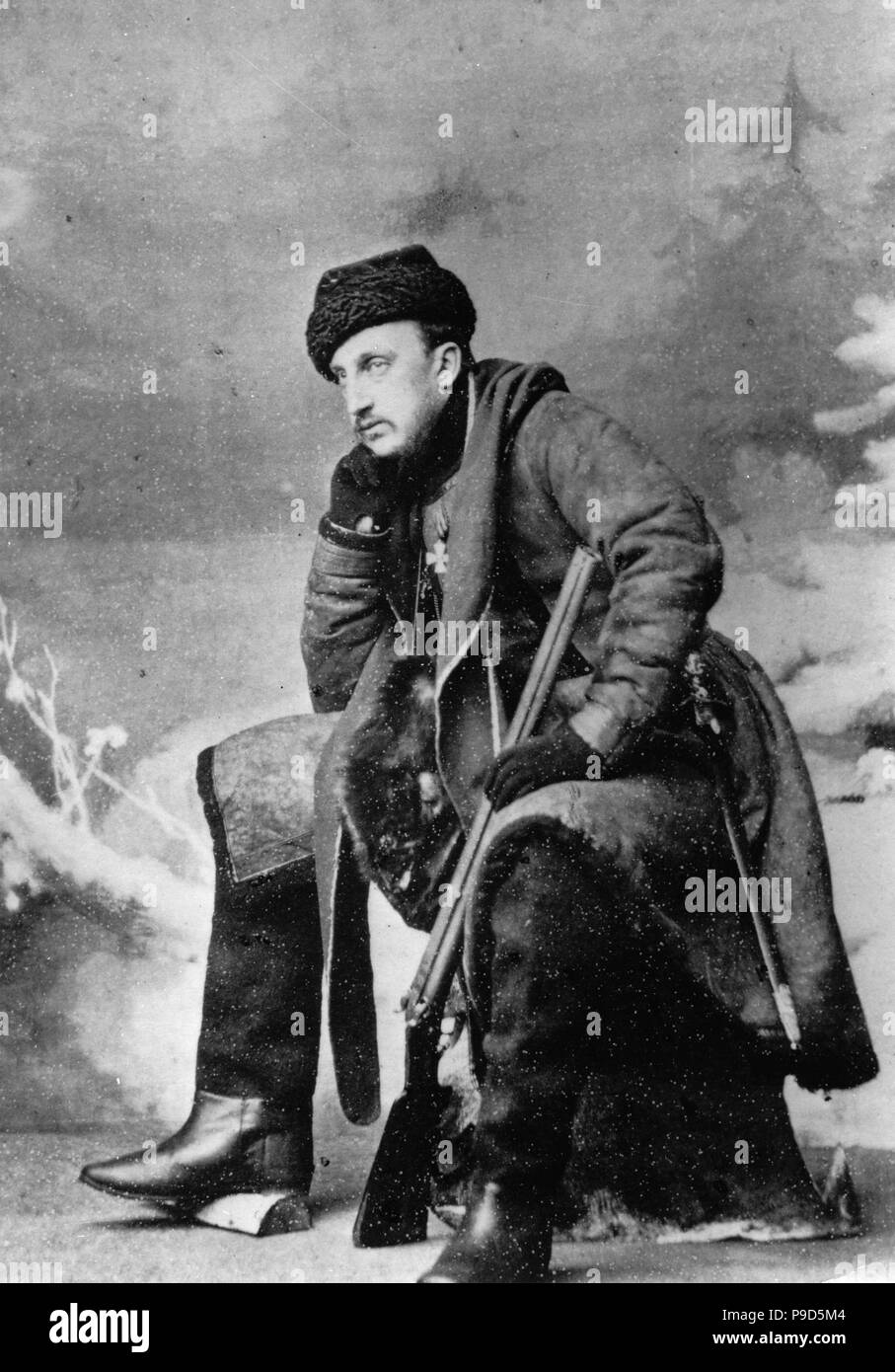 Ritratto del Granduca Nicholas Nikolaevich (il vecchio) della Russia (1831-1891). Museo: Stato russo, film e foto di archivio, Krasnogorsk. Foto Stock