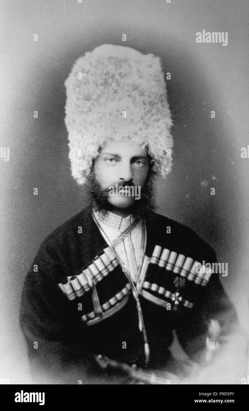 Ritratto del Granduca Michael Nikolaevich della Russia (1832-1909). Museo: Stato russo, film e foto di archivio, Krasnogorsk. Foto Stock