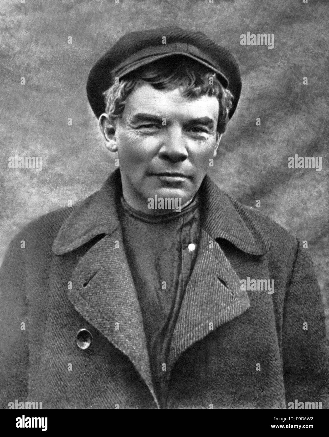 Vladimir Lenin bewigged e pulire rasato, Finlandia, 11 agosto 1917. Museo: Membro del Museo di Storia di Mosca. Foto Stock