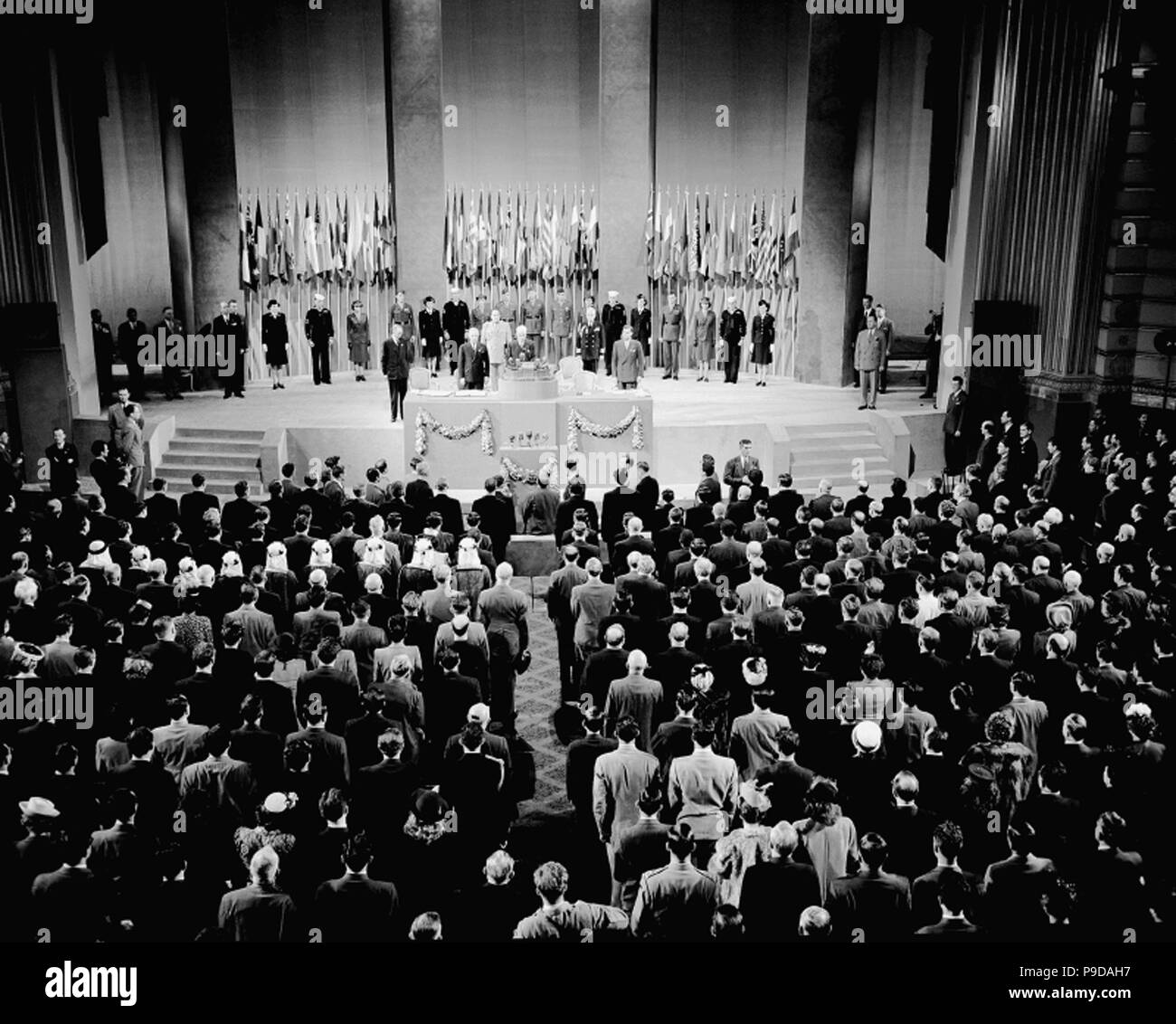 La XVI Assemblea Plenaria della Conferenza fondatori delle Nazioni Unite alla Opera House di San Francisco, 1945. Museo: ONU, New York. Foto Stock