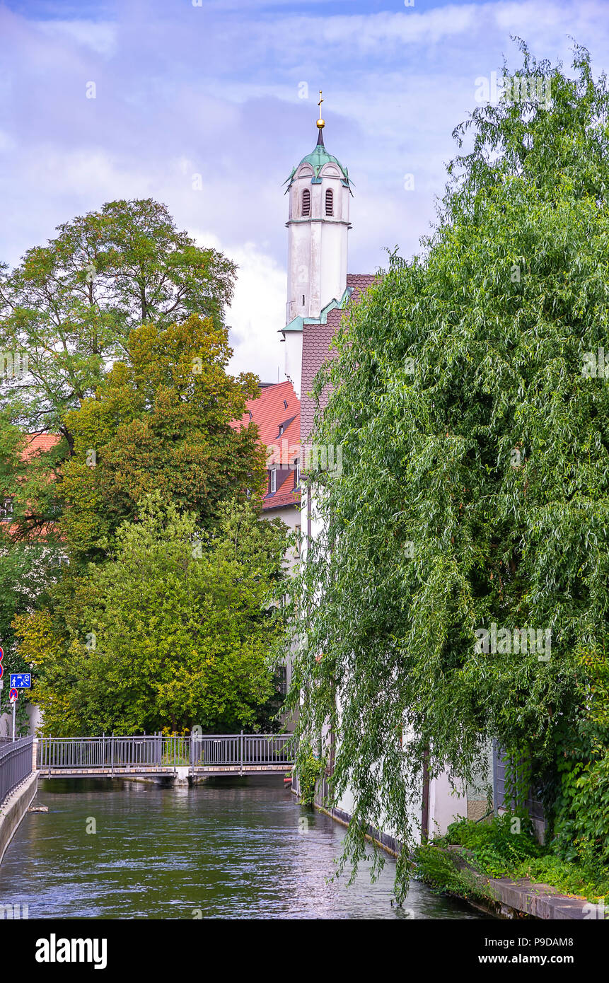 Augsburg, Baviera, Germania - monastero chiesa del convento domenicano di San Orsola. Foto Stock