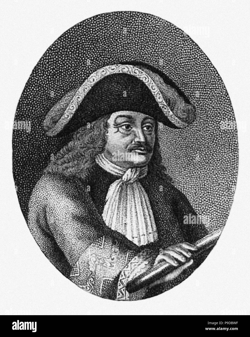 Patrick Gordon (1635-1699). Museo: Russo Biblioteca Nazionale di San Pietroburgo. Foto Stock