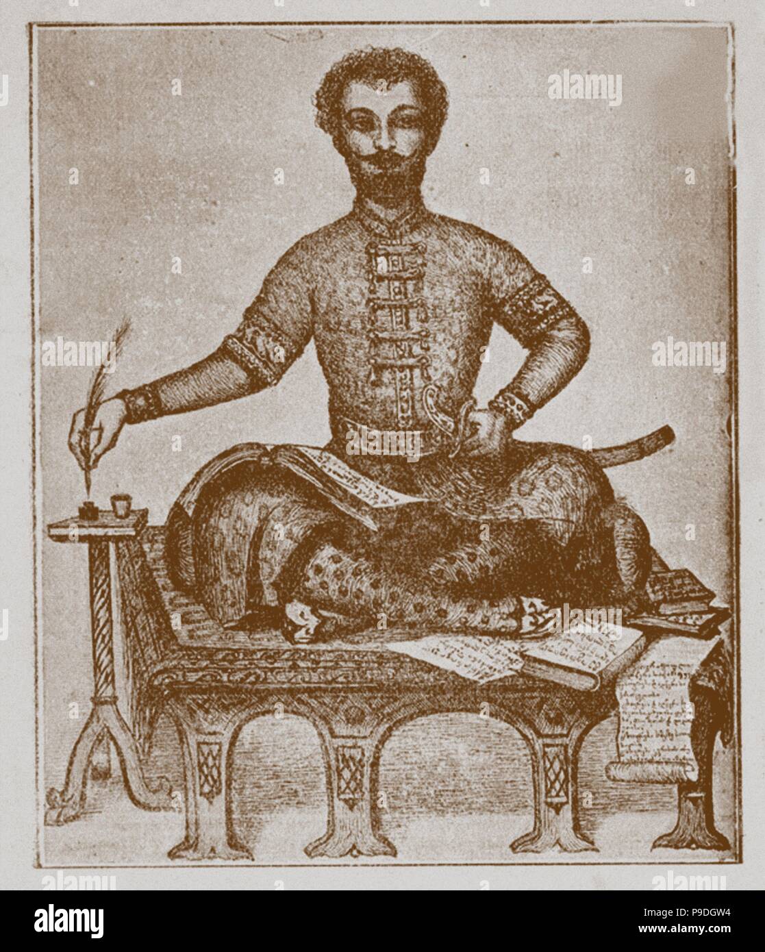 Il principe Vakhushti di Kartli (1696-1757). Museo: Collezione privata. Foto Stock