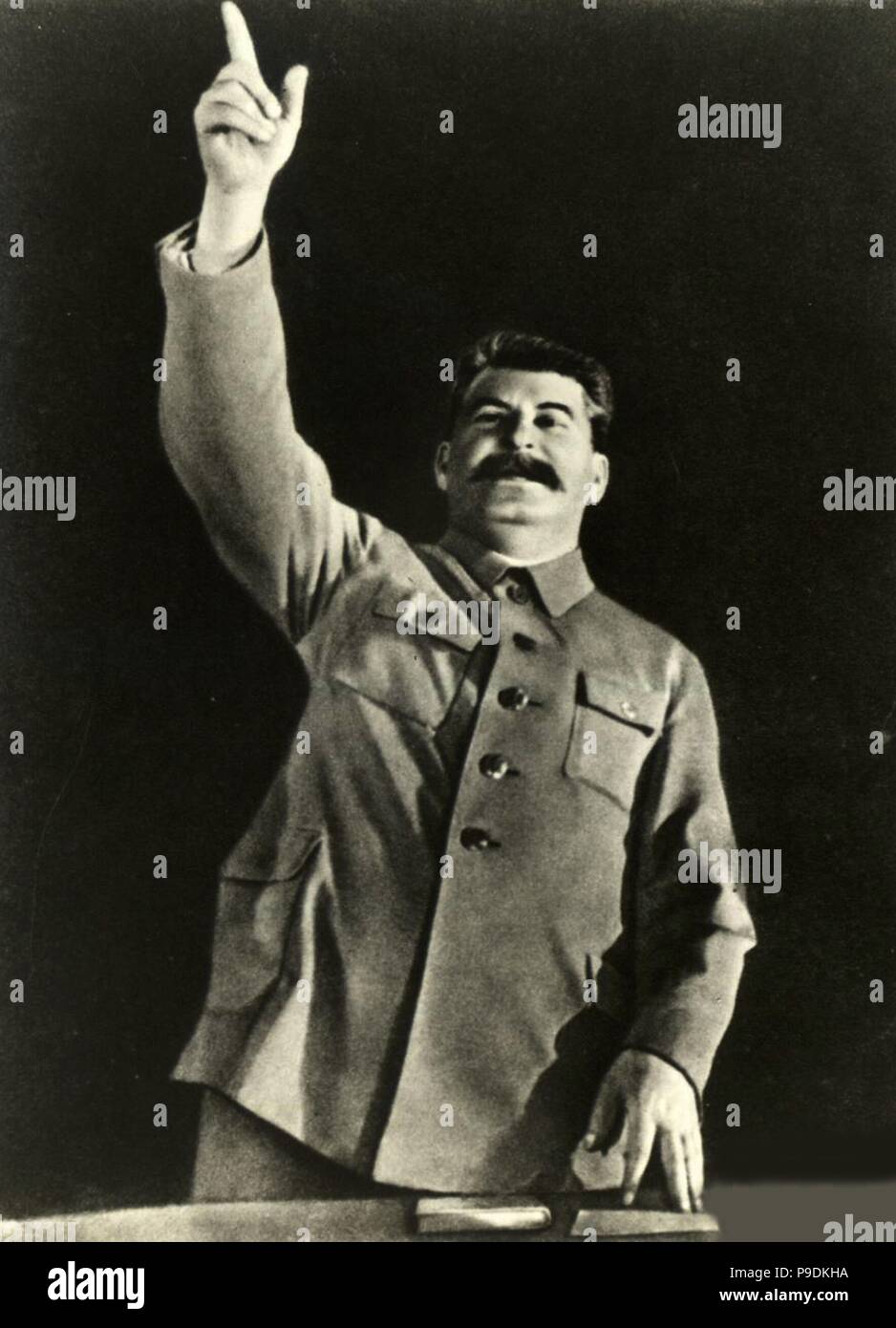 Il segretario generale del Partito Comunista della Russia Comitato Centrale Joseph Stalin. Museo: Stato russo, film e foto di archivio, Krasnogorsk. Foto Stock