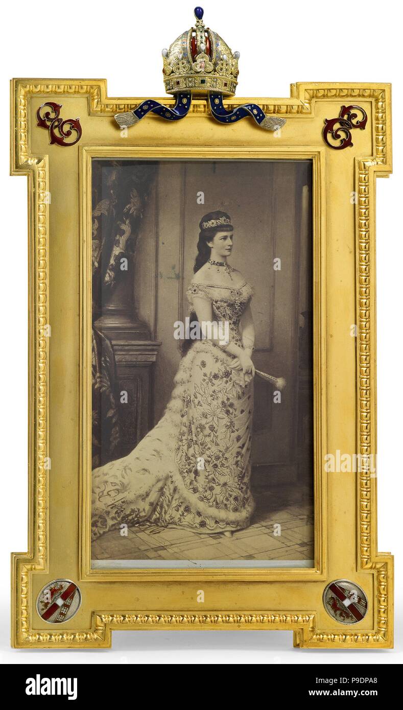 Ritratto di Elisabetta di Baviera. Museo: Collezione privata. Foto Stock