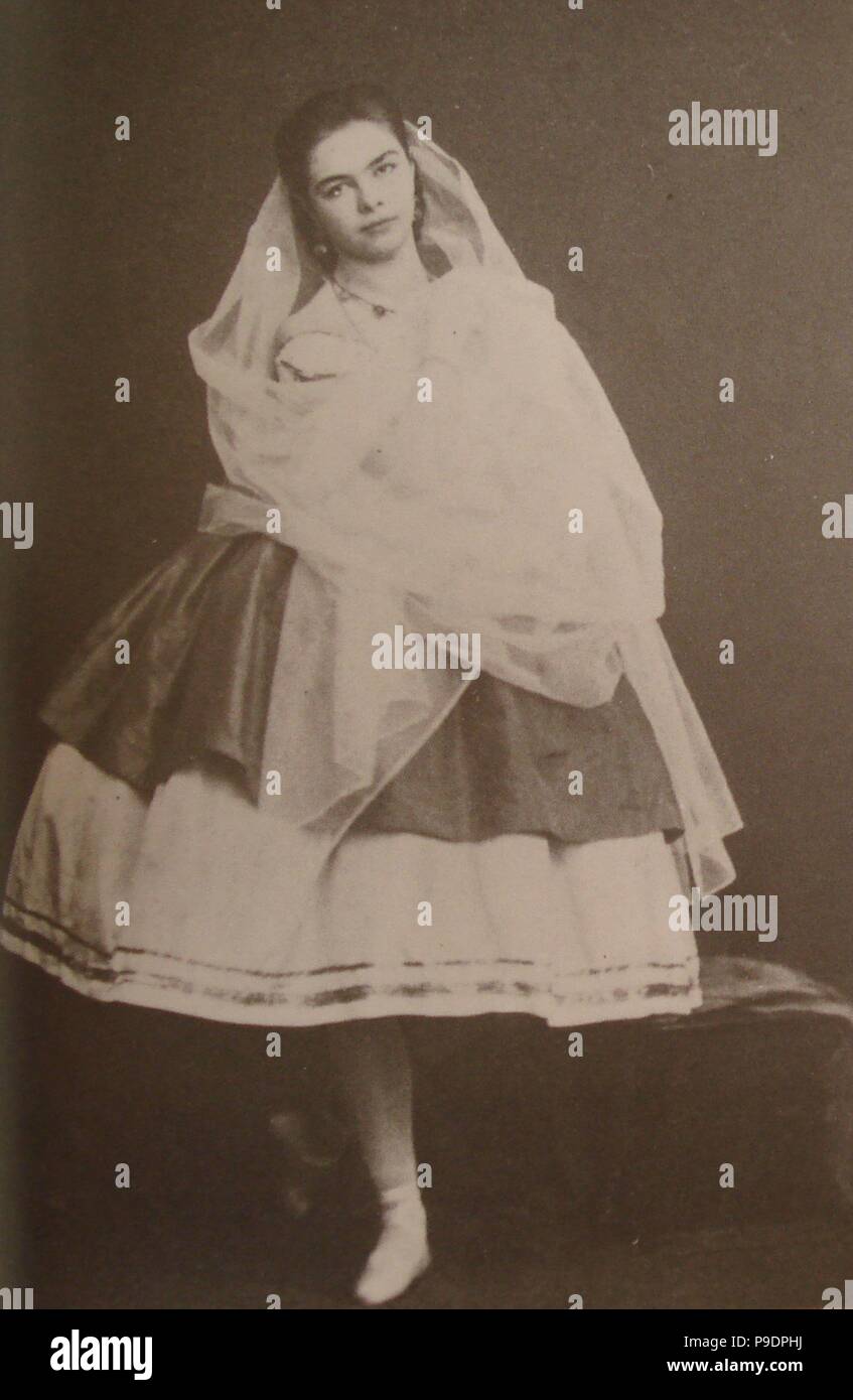 Ballerina Catherine Gavrilovna Chislova. Museo: Collezione privata. Foto Stock
