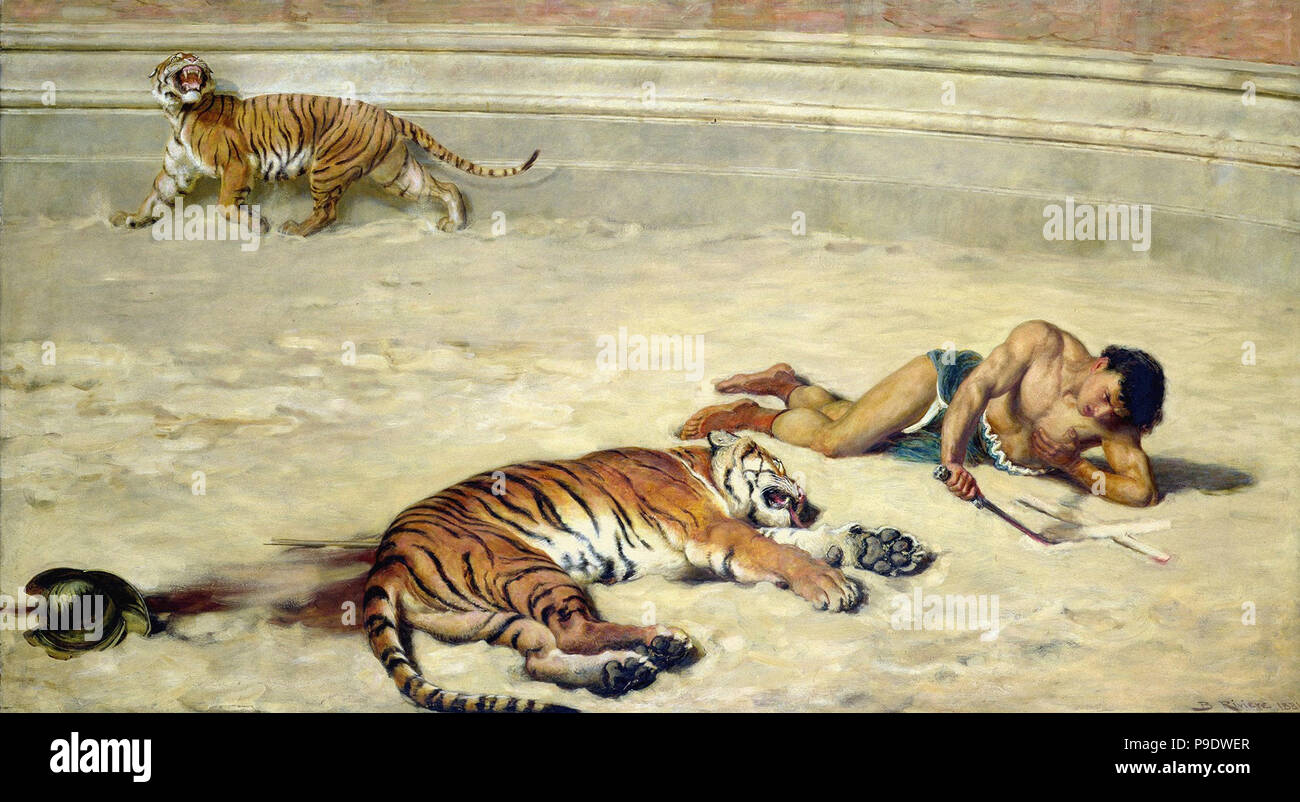 Rivière britannico - una vacanza romana Foto Stock