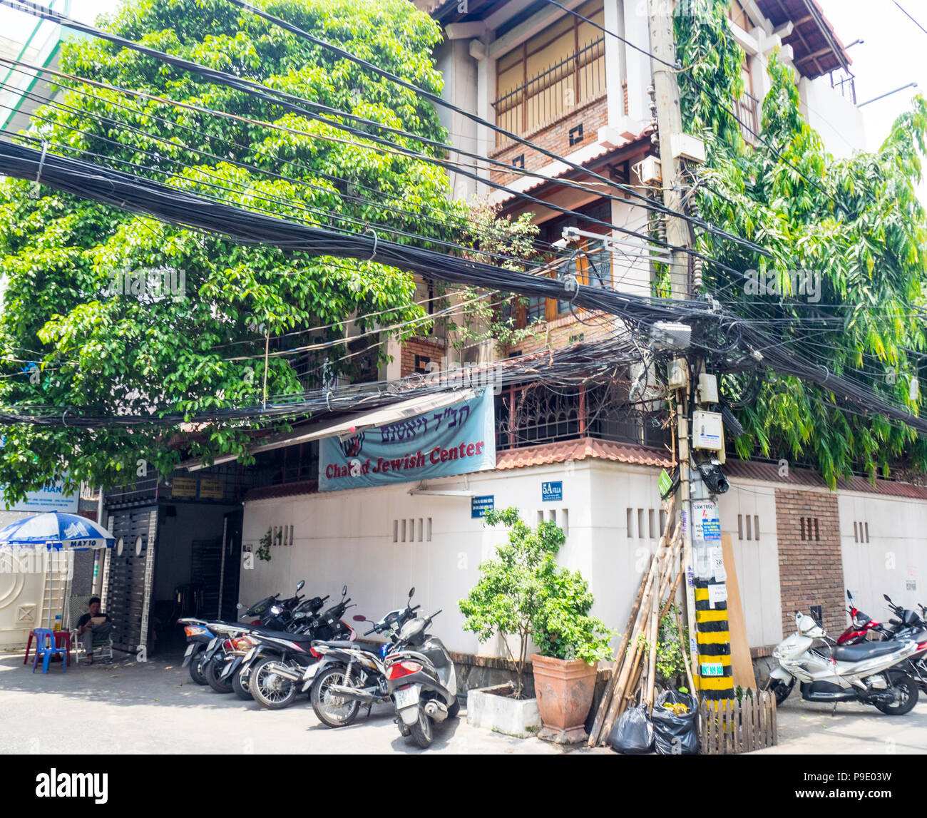 Il Chabad centro ebraico nella città di Ho Chi Minh, Vietnam. Foto Stock