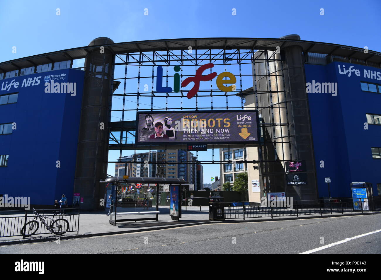 Centro per la vita. Il villaggio scientifico nel centro di Newcastle upon Tyne Foto Stock