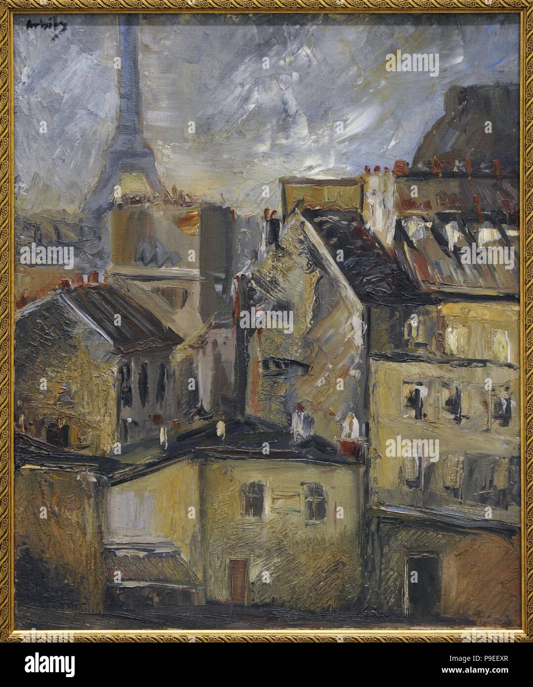 Neemija Arbitblatas (1908-1999). Pittore lituano. Parigi, 1930s. Galleria Nazionale di Arte. Vilnius. La Lituania. Foto Stock