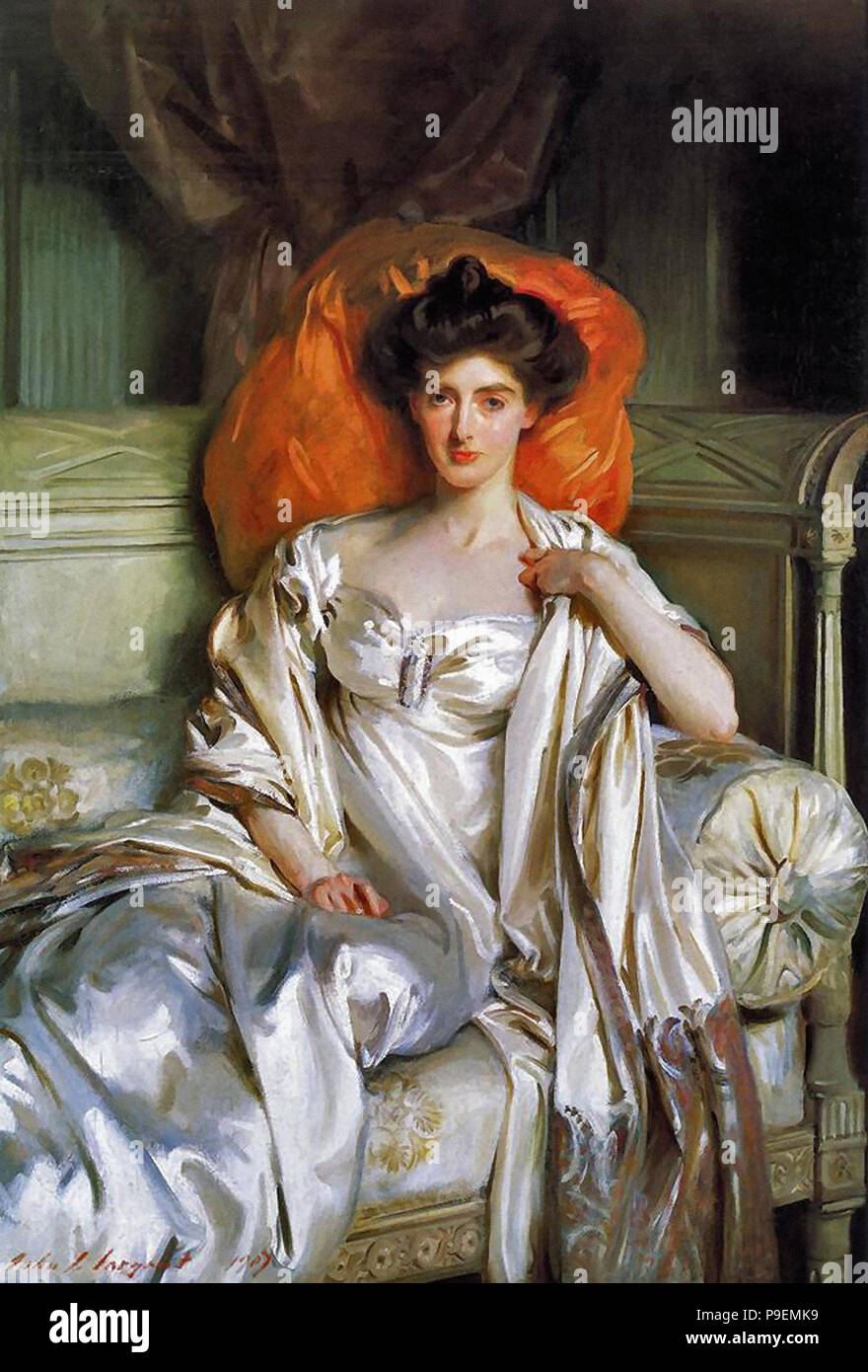 Sargent John Singer - La onorevole Jackson Huth (Clara Annabel Caroline Grant Duff) Foto Stock