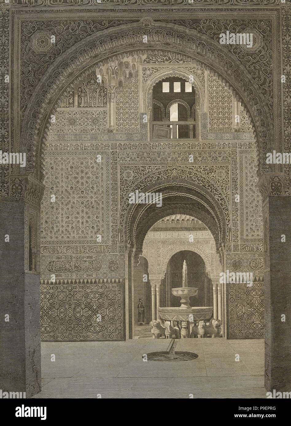 Alhambra Engraving Immagini E Fotos Stock Alamy