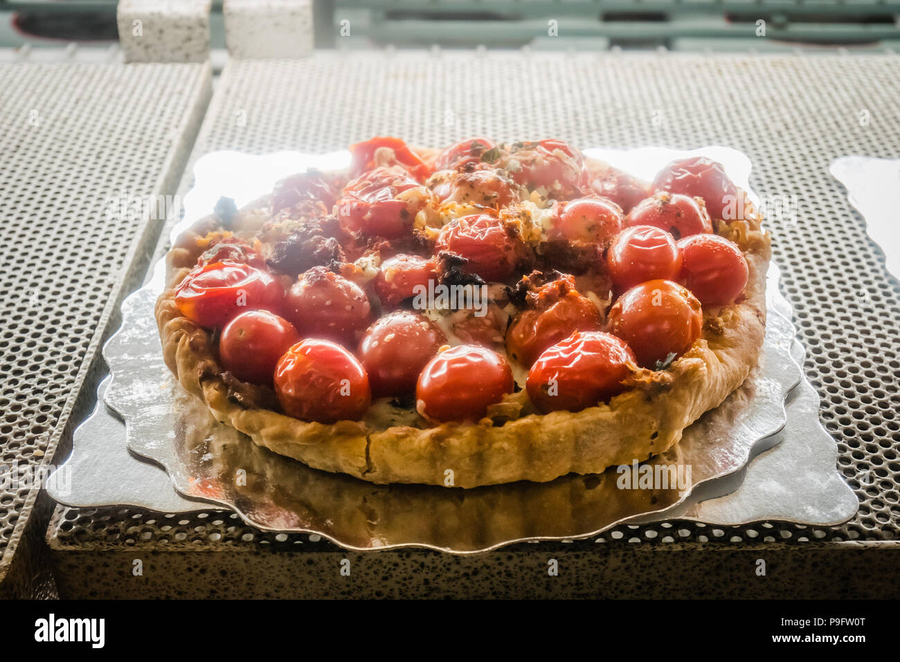 Gli agricoltori locali del mercato della città di Québec in Canada Foto Stock