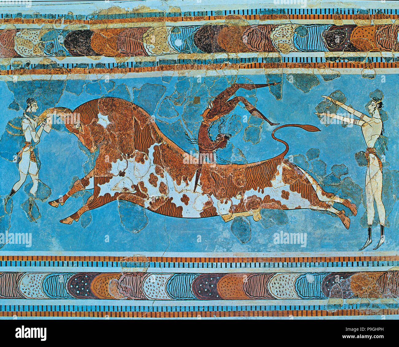 AFFRESCO TAUROMACHIA CNOSSO visual data 8