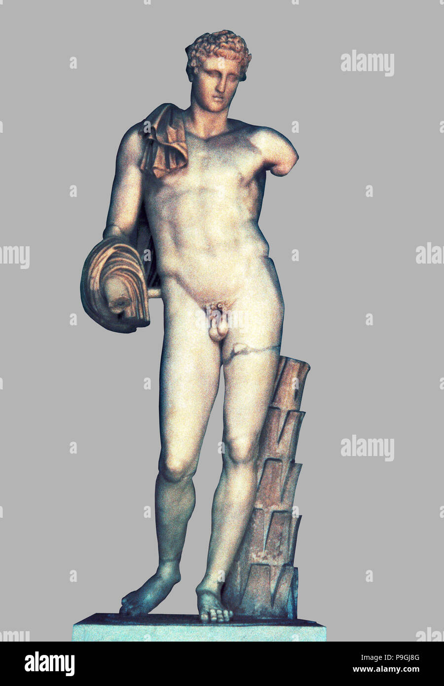 Hermes, copia romana di un opera di Prassitele. Foto Stock