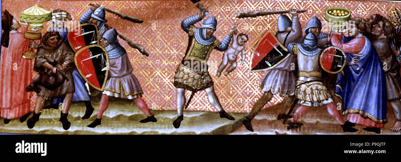 Miniatura in 'Codex Giustiniano Institutiones Feudorum et Alia', manoscritto illuminato, c. 1300, w… Foto Stock