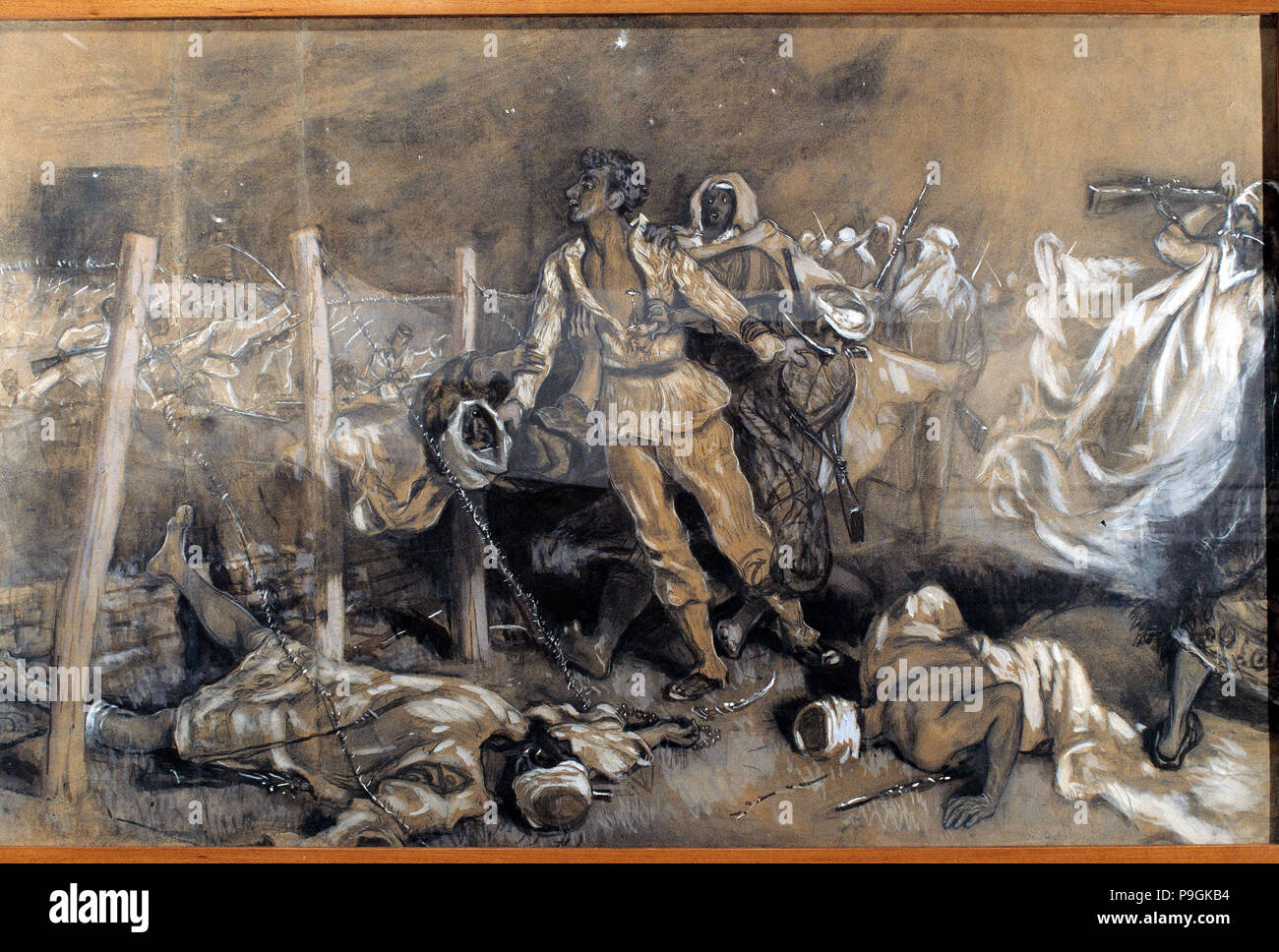 Luis Noval Serrano, eroe della guerra del Marocco, 1909. Foto Stock