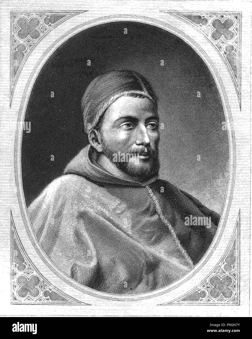 Clemente VII. Robert di Ginevra (1342-1394). Il papa di Avignone (Antipapa) dal 1378 al 1394. Foto Stock