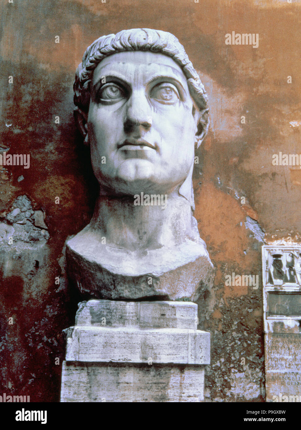 Costantino I "grandi" (Caio Flavio ??Valerius Aurelius Constantinus) (270/288 - 337), Roman… Foto Stock