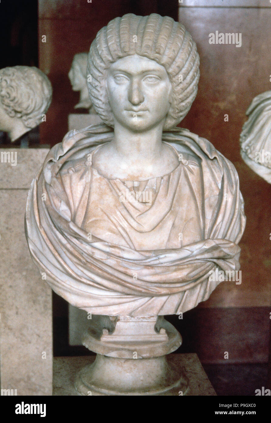 Julia Donna (c.158-217) siriana-nato principessa romana, seconda moglie di Settimio Severo. Foto Stock