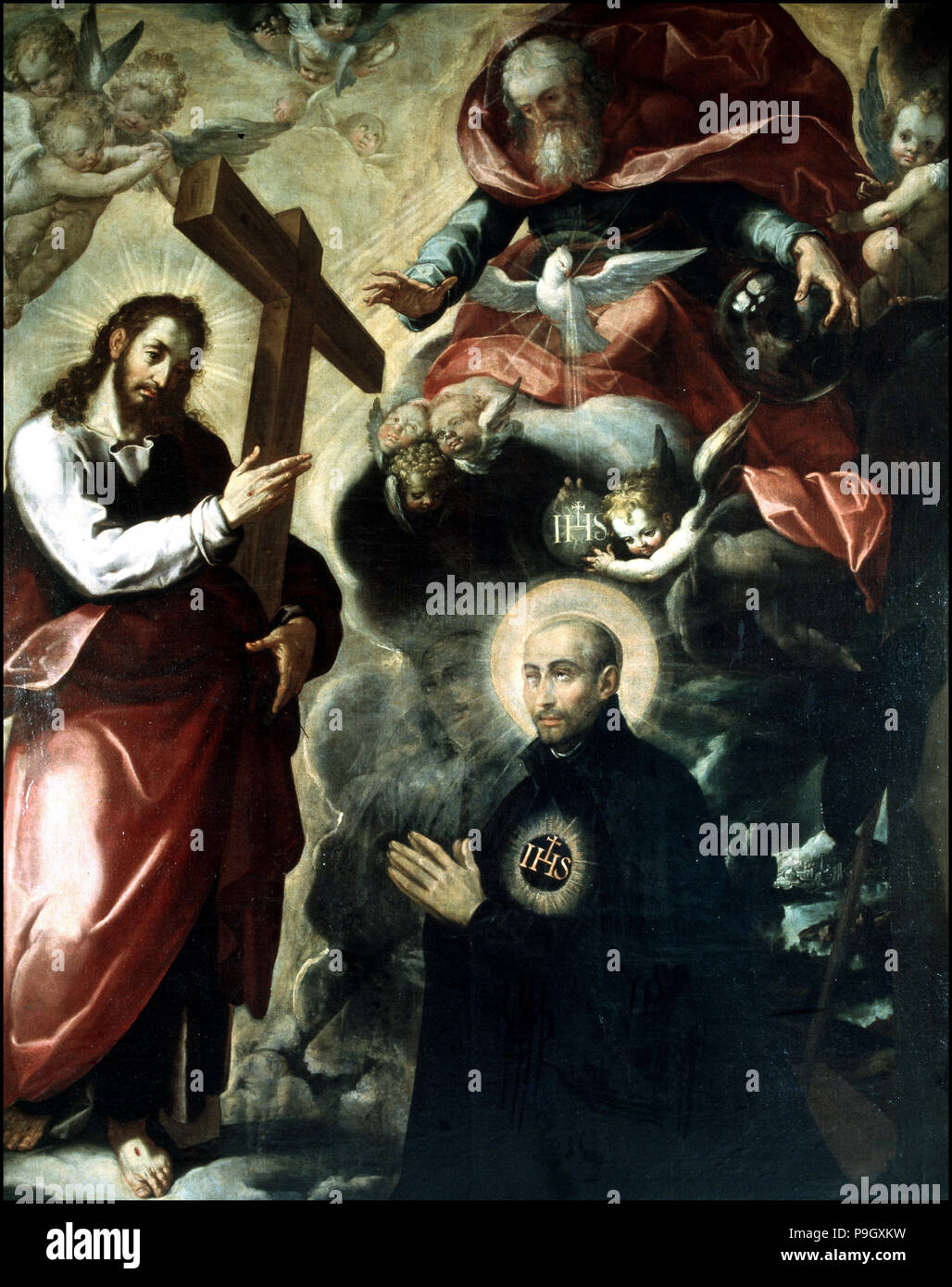Aspetto di Cristo di Sant Ignazio di Loyola'. Foto Stock