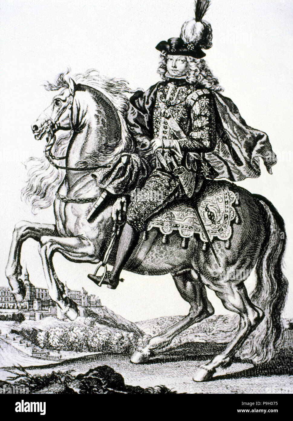 Filippo V di Angiò (1683 - 1746), Re di Spagna. Foto Stock