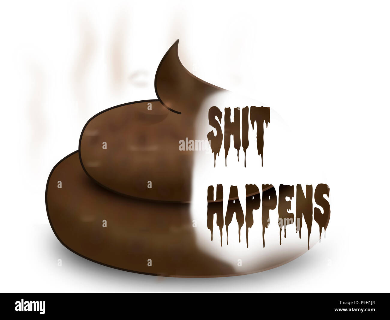 Cazzo succede un volgare slang phrase Foto Stock