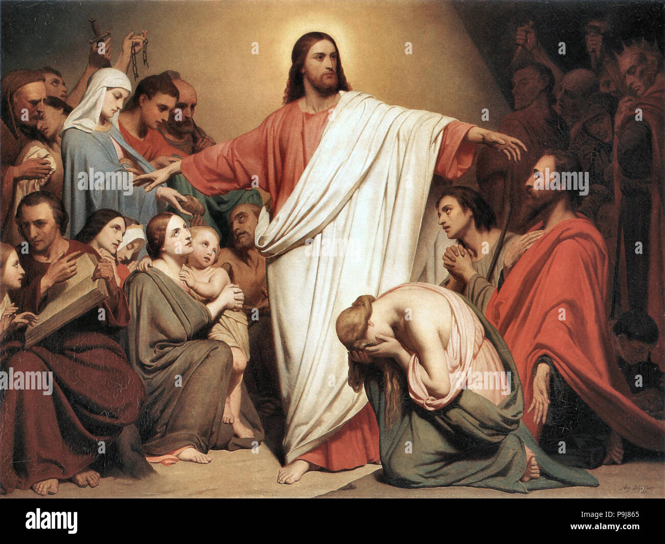 Scheffer Ary - Christus Remunerator Foto Stock