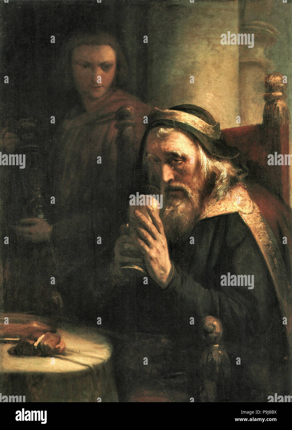 Scheffer Ary - De Koning Van Thule Foto Stock