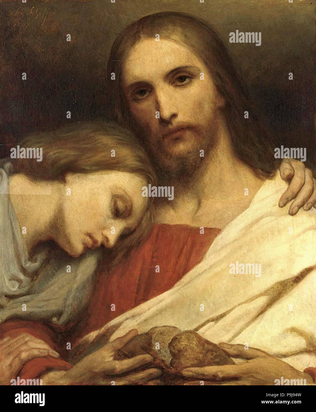 Scheffer Ary - Le Partage du Pain Foto Stock