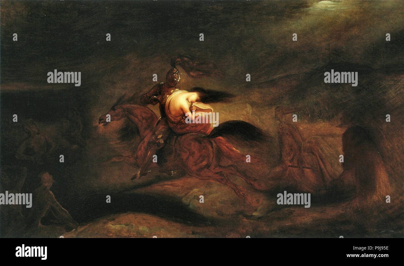 Scheffer Ary - Lenore - De Doden Rijden Snel 1 Foto Stock