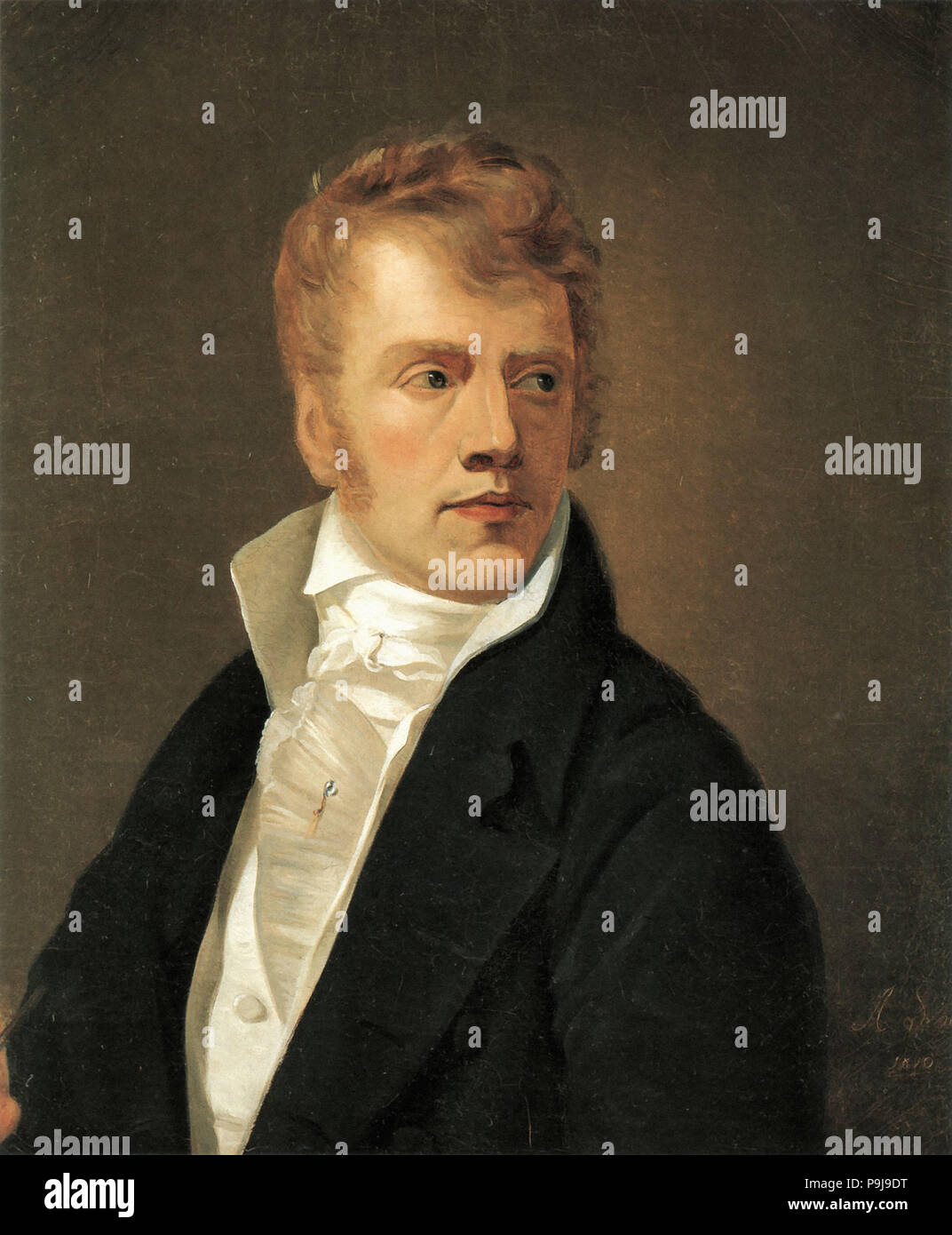 Scheffer Ary - Portret Van Arnoldus Lamme Foto Stock