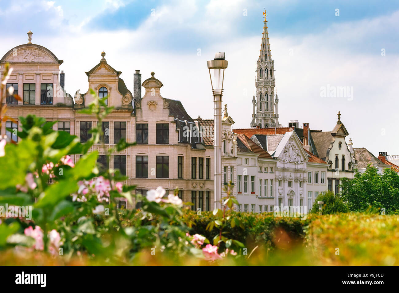 Brussels City Hall a Bruxelles, in Belgio Foto Stock