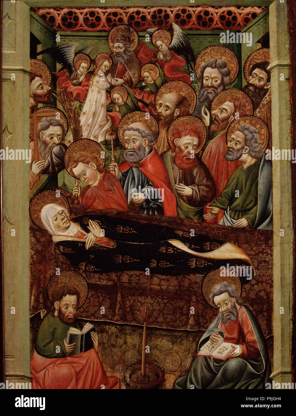 Santa Maria (Vergine), Figlia di Sant'Anna e San Gioacchino e madre di Gesù Cristo. 'Death… Foto Stock