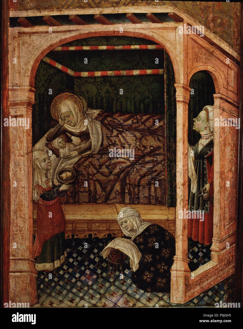 Vergine Maria, Figlia di Sant'Anna e San Gioacchino e madre di Gesù Cristo. "Nascita del Virgi… Foto Stock