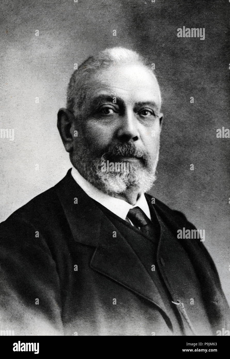 Matías Barrio e Mier (Verdeña, Palencia, 1844 - 1909), dottore in legge e filosofia, giurista e… Foto Stock