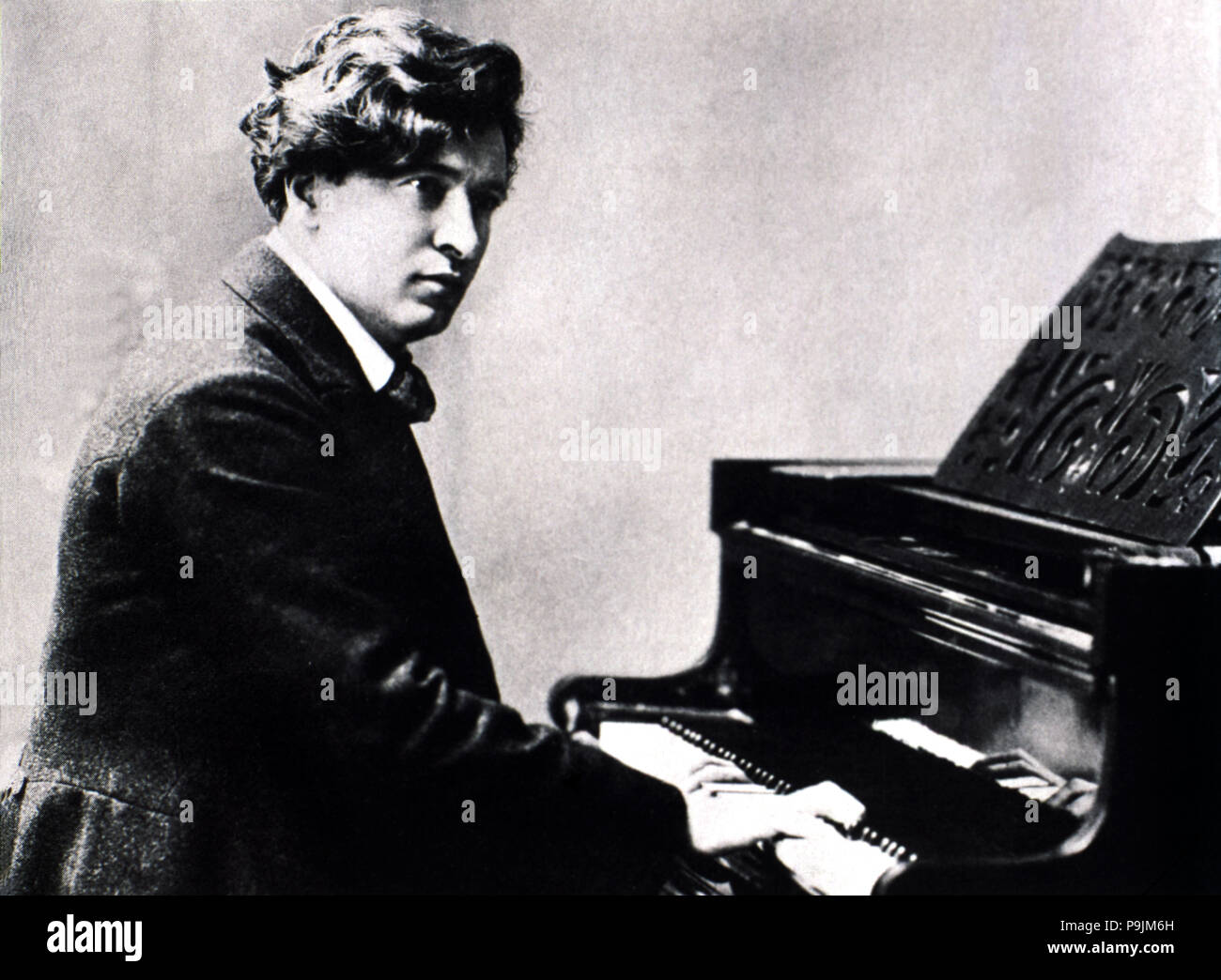 Ferruccio Busoni (1866-1924), compositore italiano e direttore di orchestra. Foto Stock