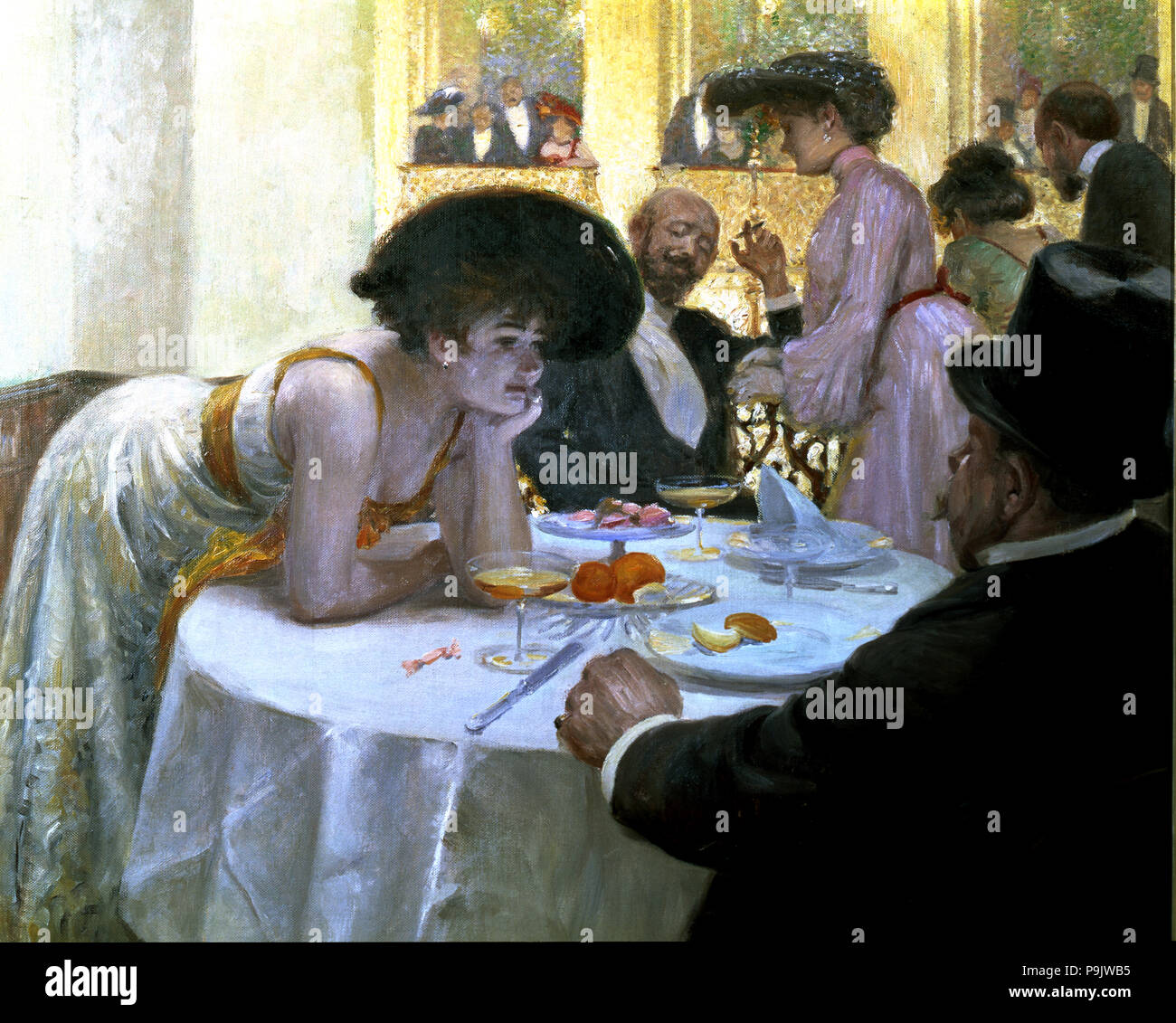 "Nell'Sophiensaal' 1903, da Josef Engelhart. Foto Stock