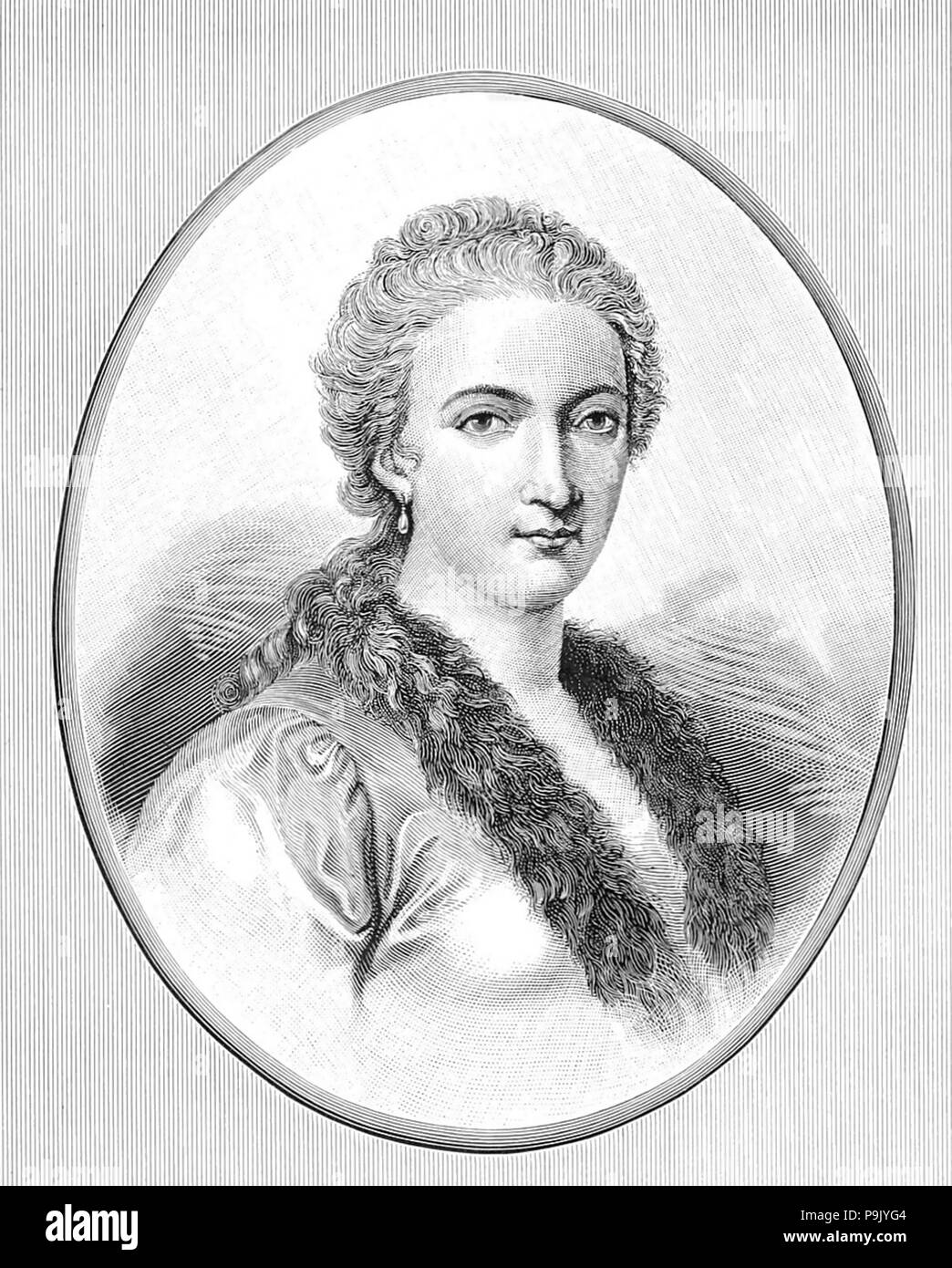 MARIA Agnesi (1718-1799) Italiano matematico e filosofo Foto Stock